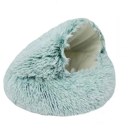 Cama para Mascotas en Forma de Concha de Peluche