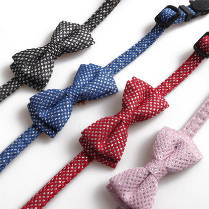 Collar Brillante con Lazo para Mascotas