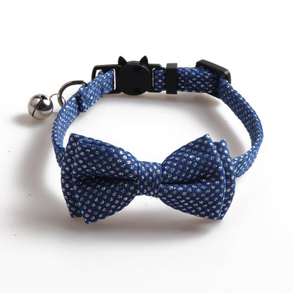 Collar Brillante con Lazo para Mascotas