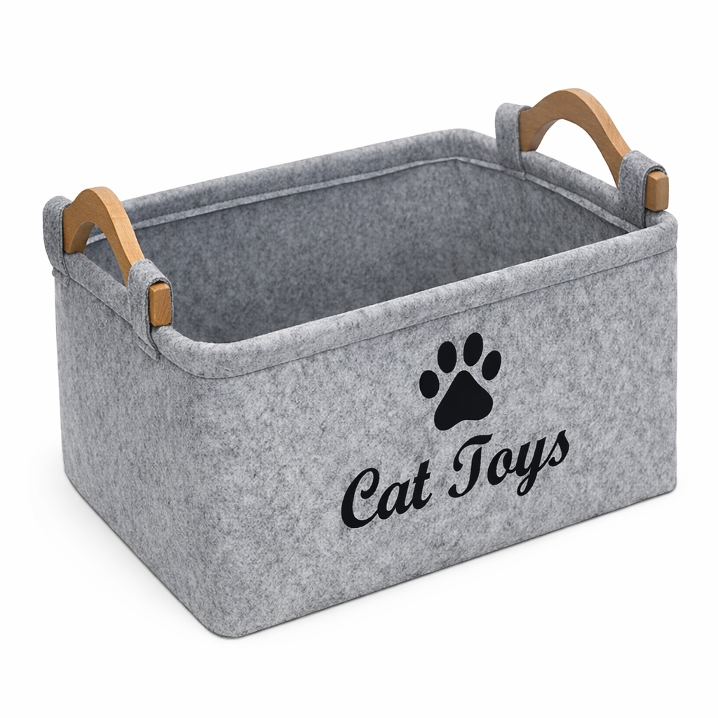 Cesta de Juguetes para Mascotas